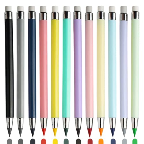 doyandader 12 Stück Zauberbuntstifte, Buntstifte Mit Radiergummi, Wiederverwendbarer Everlasting Pencil, Für Kinder, Schüler, Schule & Büro doyandader 12 Stück Zauberbuntstifte, Buntstifte Mit Radiergummi, Wiederverwendbarer Everlasting Pencil, Für Kinder, Schüler, Schule & Büro von doyandader