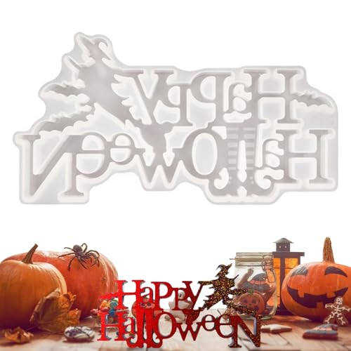 doyandader Halloween Schokoladenformen | Frohes Halloween Buchstaben Türschilder Formen für Epoxidharz,Vielseitige Bastelhilfe für Kerzen Beton Ton Muffin Schokolade doyandader Halloween Schokoladenformen | Frohes Halloween Buchstaben Türschilder Formen für Epoxidharz,Vielseitige Bastelhilfe für Kerzen Beton Ton Muffin Schokolade von doyandader