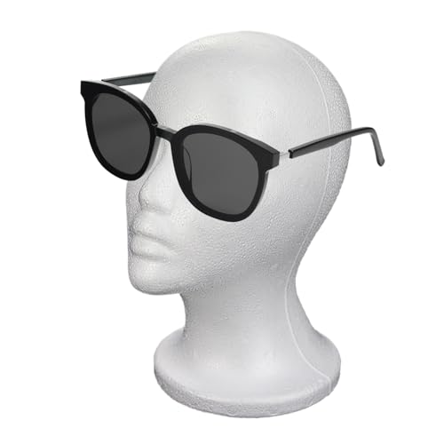 doyandader Modellkopf Styropor, Modellkopf Für Mützen, Kopf Styropor Fraus, Aus Schaumstoff, Schaufensterpuppe Kopf Aus Schaumstoff, Mannequin Schaum Puppenkopf Für Perücken, Haare, Brille, Hut von doyandader
