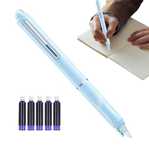 doyandader Retractable Fountain Pen, Füllfederhalter Einziehbar, Füllfederhalter Zum Schreiben, Dianshi Space Cabin Press Pen, Smooth Writing No Leaking, Für Kalligraphie Zeichnen Journaling doyandader Retractable Fountain Pen, Füllfederhalter Einziehbar, Füllfederhalter Zum Schreiben, Dianshi Space Cabin Press Pen, Smooth Writing No Leaking, Für Kalligraphie Zeichnen Journaling von doyandader