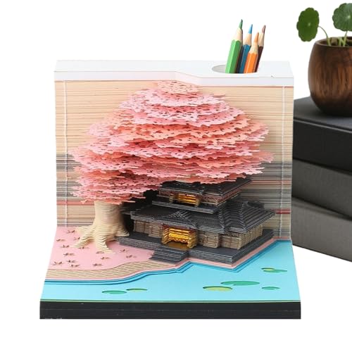 doyandader Timepiece Kalender 2026–2026, Kunst-Notizblock mit hellem Blumenbaum-Design, für Schule, Workout, Pendler, Lehrer, Zuhause, Urlaub von doyandader