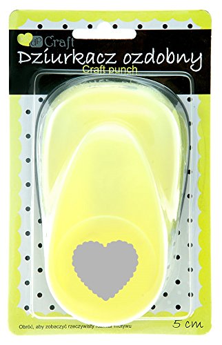 dp Craft 5 cm, Herz Motivlocher Scallop, Mehrfarbig, Farbe dp Craft 5 cm, Herz Motivlocher Scallop, Mehrfarbig, Farbe von dp Craft