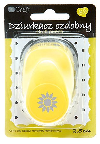 dpCraft Motivstanzer Motivlocher Papierstanzer Stanzer Locher 2,5 CM SONNENBLUME von dpCraft