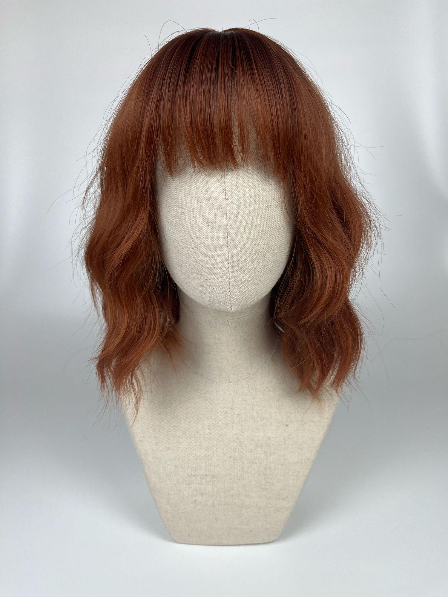 Easy Wear Wig/ Glueless/Natürliche Perücke The Ginger Maid Pony-styling Natural Orange #beachwaves #bob von dragmaiditup