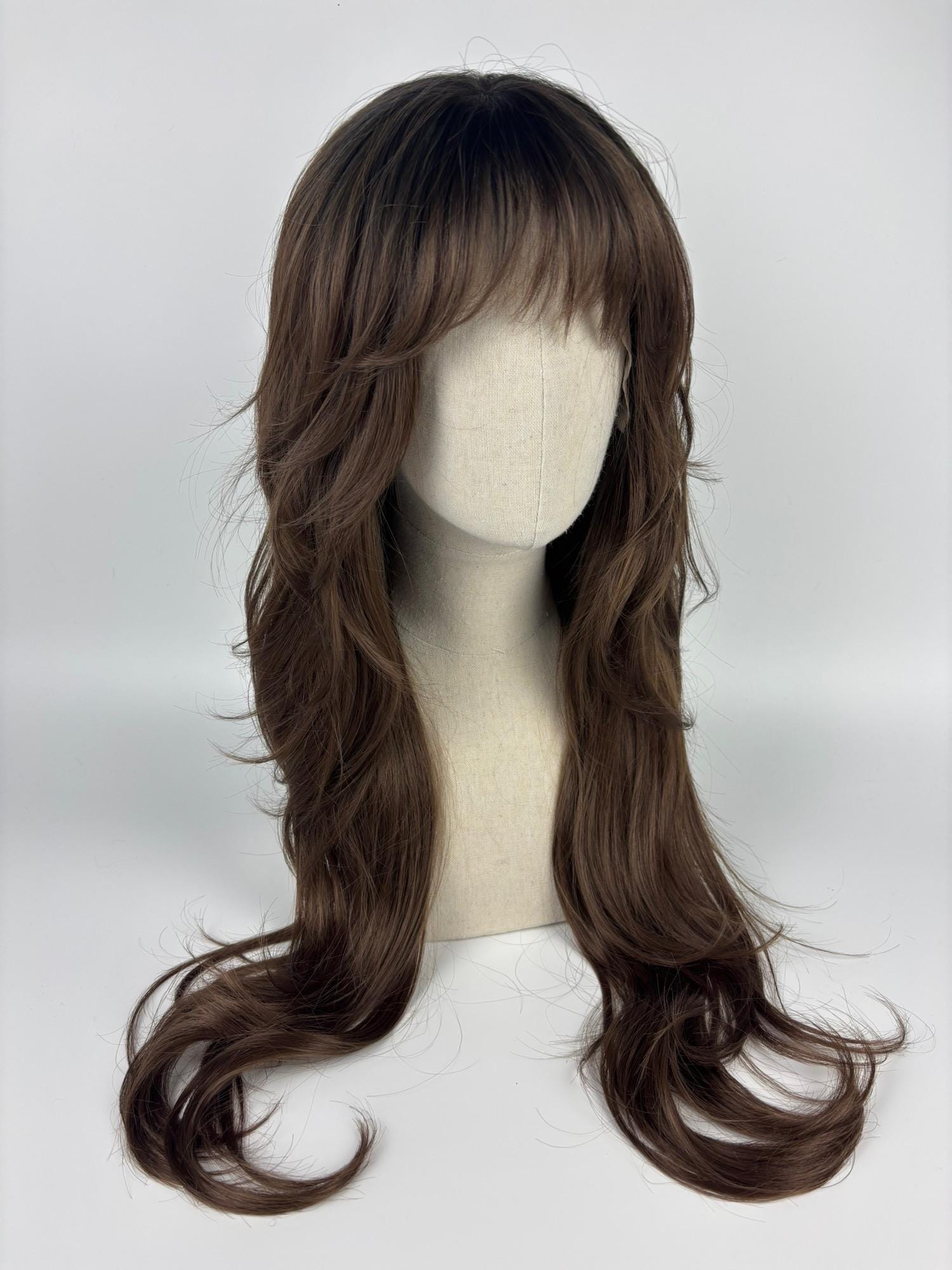 Lace Front Wig,/Perücke The Hickory Maid As The Shag Maid 80's/ Schwarzbraun - Naturbraun Mix Black-Brown #mullet Retro-styling Lace Front Wig,/Perücke The Hickory Maid As The Shag Maid 80's/ Schwarzbraun - Naturbraun Mix Black-Brown #mullet Retro-styling von dragmaiditup