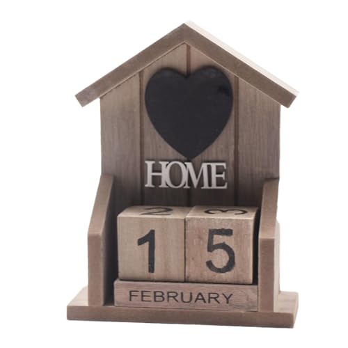 drburpily Vintage Nostalgie Retro Holz Kalender für Home Decor Kalender Datum Lange Kalender Erinnerung Holz Pastoralen Desktop, Typ+1 drburpily Vintage Nostalgie Retro Holz Kalender für Home Decor Kalender Datum Lange Kalender Erinnerung Holz Pastoralen Desktop, Typ+1 von drburpily