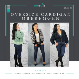 Oversize-Cardigan Obereggen von drei eMs