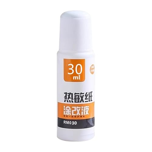 driattie Thermopapier, Datenschutzflüssigkeit, Korrekturflüssigkeit für thermisch empfindliches Papier, 55 ml/30 ml, Schutz der Privatsphäre, Artefakt, Handschrift, Beseitigung, Radiergummi für driattie Thermopapier, Datenschutzflüssigkeit, Korrekturflüssigkeit für thermisch empfindliches Papier, 55 ml/30 ml, Schutz der Privatsphäre, Artefakt, Handschrift, Beseitigung, Radiergummi für von driattie