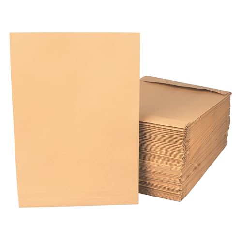 100 Stück E4 Faltentasche mit 4 cm Bodenfalte, 140 g/m² Materialstärke, Haftklebestreifen, Versandkuvert Verpackung, braune Versandtasche von druck.de
