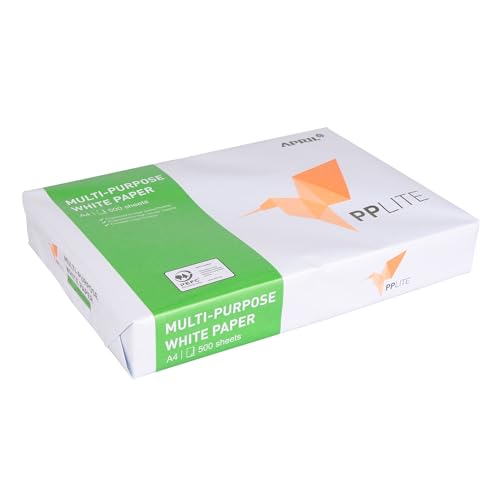 Basic Druckerpapier DIN A4 – 500 Blatt – Weißes PP Lite Mehrzweck Kopierpapier, CIE Weiße 150 – PEFC Siegel - Ideal für Büro und Heim (1 Ries | 500 Blatt) von druck.de