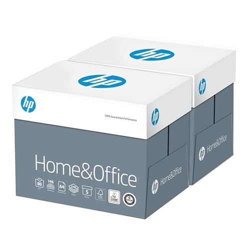 HP Kopierpapier - Home & Office - 5.000 Blatt - DIN A4-80g - Weiß - Allround Papier für Zuhause und Büro - 2 x 2.500 Blatt von druck.de