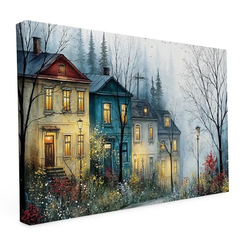Keilrahmen - Designs Vol. 2 - Wandbild auf Künstlerleinwand – matter Kunstdruck – 2cm Holzrahmen - 280g starker Canvas (40L x 60B cm | Ganz in der Nähe) von druck.de