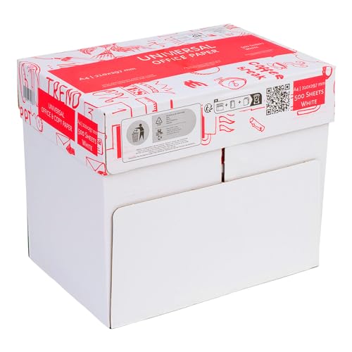 Premium Druckerpapier DIN A4 – 2.500 Blatt (5 x 500 Blatt) – Weißes Universal Mehrzweck Kopierpapier, CIE Weiße 160 – PEFC Siegel - Ideal für Büro und Heim (1 Karton | 2.500 Blatt) von druck.de