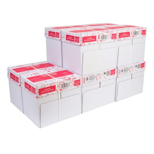 Premium Druckerpapier DIN A4 – 25.000 Blatt (10 x 5 x 500 Blatt) – Weißes Universal Mehrzweck Kopierpapier, CIE Weiße 160 – PEFC Siegel - Ideal für Büro und Heim (10 Kartons | 25.000 Blatt) von druck.de