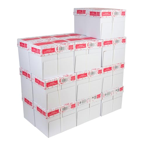 Premium Druckerpapier DIN A4 – 50.000 Blatt (20 x 5 x 500 Blatt) – Weißes Universal Mehrzweck Kopierpapier, CIE Weiße 160 – PEFC Siegel - Ideal für Büro und Heim (20 Kartons | 50.000 Blatt) von druck.de