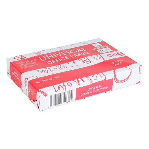 Premium Druckerpapier DIN A4 – 500 Blatt – Weißes Universal Mehrzweck Kopierpapier, CIE Weiße 160 – PEFC Siegel - Ideal für Büro und Heim (1 Ries | 500 Blatt) von druck.de