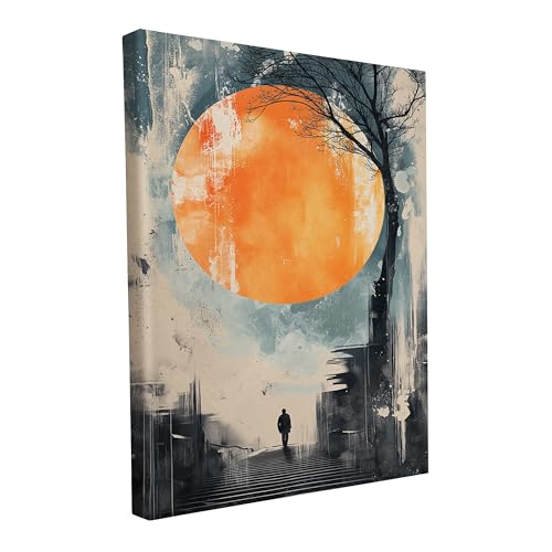 druck.de Keilrahmen Bestseller Designs Vol. 3, Wandbild auf Künstlerleinwand, hochwertiger Kunstdruck, Stabiler 2cm Holzrahmen mit kratzfestem 280g starkem Canvas (90L x 60B cm | Ab nach Hause) von druck.de