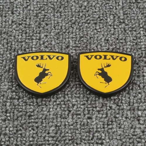 dsetryj Auto Emblem, für Volvo XC 60 XC 90 S90 40 V60 Aufkleber Abzeichen Buchstaben embleme Zeichen Badge Sticker selbstklebend Zubehör,2pcs/A von dsetryj