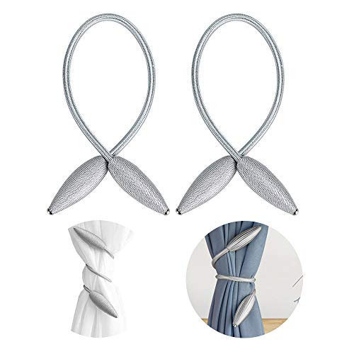 FUJIE Raffhalter für Vorhänge, Clip, aus Seil, Strick, geflochten, Schnalle, natürlicher und einfacher Stil, Raffhalter, Dekoration für Wohnzimmer/Schlafzimmer, 2 Stück FUJIE Raffhalter für Vorhänge, Clip, aus Seil, Strick, geflochten, Schnalle, natürlicher und einfacher Stil, Raffhalter, Dekoration für Wohnzimmer/Schlafzimmer, 2 Stück von FUJIE