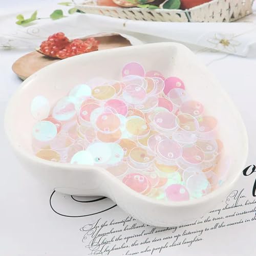 dumbbz 600 Stück 8 mm Flache, runde Pailletten, Pailletten, Nähen, Hochzeit, Basteln, PVC-Pailletten-Konfetti für Bekleidungszubehör dumbbz 600 Stück 8 mm Flache, runde Pailletten, Pailletten, Nähen, Hochzeit, Basteln, PVC-Pailletten-Konfetti für Bekleidungszubehör von dumbbz