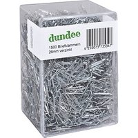 dundee Büroklammern silber glanzverzinkt, 1.500 St. dundee Büroklammern silber glanzverzinkt, 1.500 St. von dundee