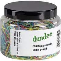 dundee Büroklammern farbsortiert lackiert, 500 St. dundee Büroklammern farbsortiert lackiert, 500 St. von dundee