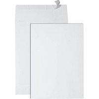 dundee Faltentaschen DIN B4 ohne Fenster weiß mit 4,0 cm Falte, 10 St. von dundee