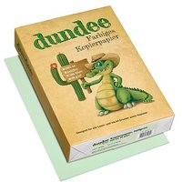 dundee Kopierpapier Color hellgrün DIN A4 80 g/qm 500 Blatt von dundee