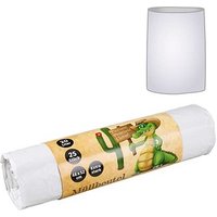 dundee Müllbeutel 20,0 l weiß 25,0 µm, 25 St. von dundee