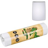 dundee Müllbeutel 35,0 l weiß 25,0 µm, 20 St. von dundee