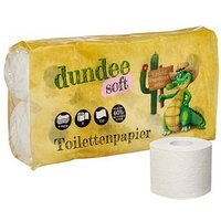 dundee Toilettenpapier soft 4-lagig, 8 Rollen von dundee