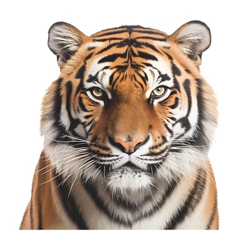 duoyif Wandtattoo Tiger Wandaufkleber Kinder Tiger Wandsticker Tiger Fensteraufkleber 3D Realistisch Tiger Wandsticker Für Kinderzimmer Babyzimmer Spielzimmer Tür Fenster Wand Deko 27x28cm (Tiger) von duoyif