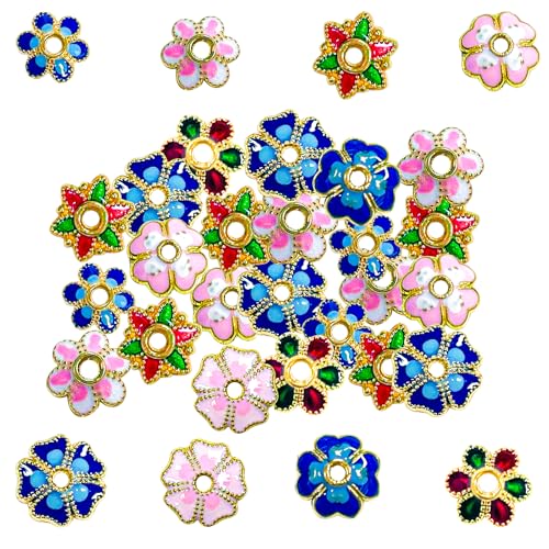 Schmuck Selber Machen Set,Einbeziehen 8 Verschiedene Arten von Zweifarbigen Blumenhüten Schmuck Selber Machen Geeignet für Alle die Armband Set Selber Machen Bevorzugen,Jede Farbe Enthält 20 Stück Schmuck Selber Machen Set,Einbeziehen 8 Verschiedene Arten von Zweifarbigen Blumenhüten Schmuck Selber Machen Geeignet für Alle die Armband Set Selber Machen Bevorzugen,Jede Farbe Enthält 20 Stück von duozoanz