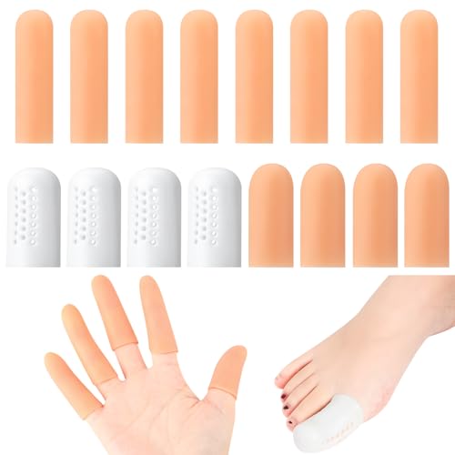 dusaniyali 16 Stück Fingerschutz, Fingerkuppenschutz, Zehenschutz Silikon, Zehenschutz Großer Zeh für Sport, Gartenarbeit, Nähen, Häkeln, Drucken, Malen, Elektronische Reparaturen dusaniyali 16 Stück Fingerschutz, Fingerkuppenschutz, Zehenschutz Silikon, Zehenschutz Großer Zeh für Sport, Gartenarbeit, Nähen, Häkeln, Drucken, Malen, Elektronische Reparaturen von dusaniyali