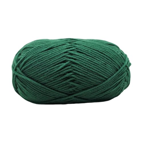 duwiikab Garn zum Häkeln, Strickwolle, professionell, ultraweich, für Handarbeiten, DIY, 4-lagig, Milchbaumwolle, Häkelstrickgarn für Zuhause Dunkelgrün duwiikab Garn zum Häkeln, Strickwolle, professionell, ultraweich, für Handarbeiten, DIY, 4-lagig, Milchbaumwolle, Häkelstrickgarn für Zuhause Dunkelgrün von duwiikab