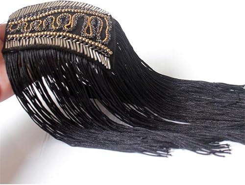Applikation, Schulterklappen, Quaste, 1 Paar, modische Quastenkette, Schulterplattenabzeichen mit Perlen for Metal Punk von dvegGEE