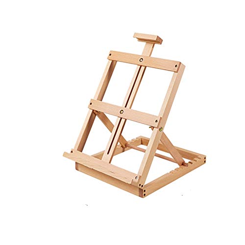 Staffeleiständer, Kunststaffelei, Tischstaffelei, zusammenklappbare Ölstaffelei, Kunstmalstaffelei, tragbar for Malen, Anfänger Staffeleiständer, Kunststaffelei, Tischstaffelei, zusammenklappbare Ölstaffelei, Kunstmalstaffelei, tragbar for Malen, Anfänger von dvegGEE