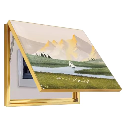Elektrische Panel Abdeckung, Moderne elektrische Zählerkastenabdeckung, dekorative Malerei, Verteilerkastenschalter, versteckte Malerei mit hydraulischer Stangenunterstützung(E,60x50cm/23.6x19.7inch) Elektrische Panel Abdeckung, Moderne elektrische Zählerkastenabdeckung, dekorative Malerei, Verteilerkastenschalter, versteckte Malerei mit hydraulischer Stangenunterstützung(E,60x50cm/23.6x19.7inch) von dvnFWKc
