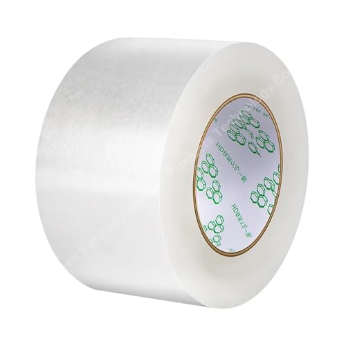 Mehrzweckband, 1 Rolle transparentes einseitiges Packband, transparentes, hochklebendes weißes Klebeband for Verschließen von Kartons, strapazierfähiges Verpackungsband (145 m_45 mm)(43M*45MM) von dvnFWKc