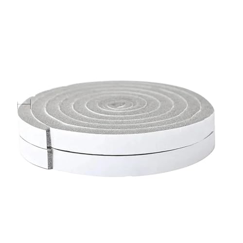 Mehrzweckband, 4m Fensterdichtungsstreifen Schaumstoff Selbstklebendes Klebeband Winddicht Schalldichte Tür Wetterschutz Staubdichter Türnahtdichtungsstreifen(Gray,15mm) von dvnFWKc