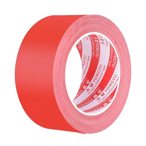 Mehrzweckband, Leicht abreißbares, einseitiges Gewebe-Klebeband, superstark, beschreibbar, wasserdicht, schweres, selbstklebendes Klebeband for Versiegeln von Gegenständen und Bündeln(Red duct tape,10 Mehrzweckband, Leicht abreißbares, einseitiges Gewebe-Klebeband, superstark, beschreibbar, wasserdicht, schweres, selbstklebendes Klebeband for Versiegeln von Gegenständen und Bündeln(Red duct tape,10 von dvnFWKc