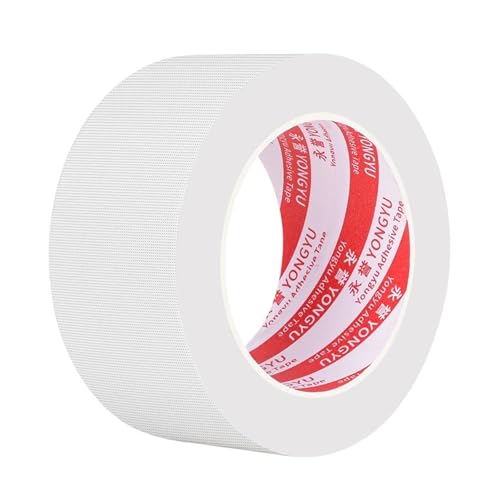 Mehrzweckband, Leicht abreißbares, einseitiges Gewebe-Klebeband, superstark, beschreibbar, wasserdicht, schweres, selbstklebendes Klebeband for Versiegeln von Gegenständen und Bündeln(White duct tape, Mehrzweckband, Leicht abreißbares, einseitiges Gewebe-Klebeband, superstark, beschreibbar, wasserdicht, schweres, selbstklebendes Klebeband for Versiegeln von Gegenständen und Bündeln(White duct tape, von dvnFWKc