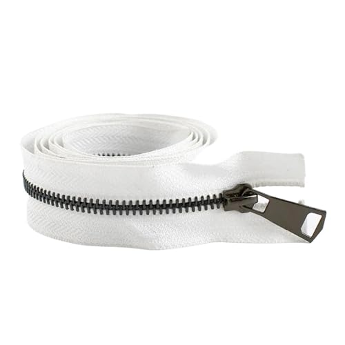 Universaler Reißverschluss, 2 Stück 5# Metallreißverschlüsse 15–80 cm, offener/geschlossener Reißverschluss for Nähen von Taschen, Geldbörsen, Reißverschluss, DIY-Schuhen, Kleidung, Reparatur-Reißvers von dvnFWKc
