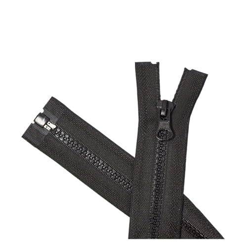 Universaler Reißverschluss, 3 Stück Harz-Kunststoff-Reißverschlüsse, mehrfarbig, automatisch verriegelnd, Reißverschlusskanten, große Zähne, Reißverschluss for Jacke, Jacke, Kleidung(Black,120cm) Universaler Reißverschluss, 3 Stück Harz-Kunststoff-Reißverschlüsse, mehrfarbig, automatisch verriegelnd, Reißverschlusskanten, große Zähne, Reißverschluss for Jacke, Jacke, Kleidung(Black,120cm) von dvnFWKc