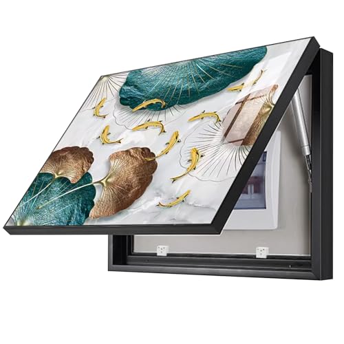 dvnFWKc Elektrische Panel Abdeckung, Dekorative Malerei der Stromzählerabdeckung, dekorative Malerei des Verteilerkastens, dekorative Malerei der versteckten Schalttafel(A,55x45cm/21.7x17.7inch) von dvnFWKc