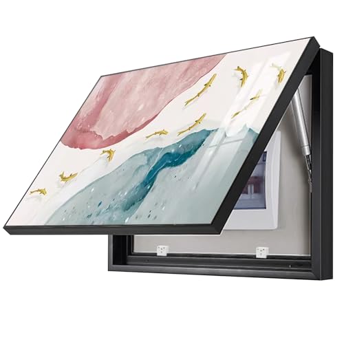 dvnFWKc Elektrische Panel Abdeckung, Dekorative Malerei der Stromzählerabdeckung, dekorative Malerei des Verteilerkastens, dekorative Malerei der versteckten Schalttafel(B,70x50cm/27.6x19.7inch) von dvnFWKc