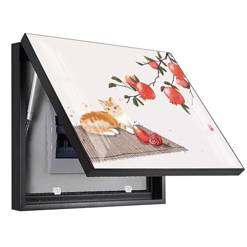 dvnFWKc Elektrische Panel Abdeckung, Dekorative Malerei des Stromzählerkastens, Malerei des Verteilerkastenschalters, Malerei der Schalttafel, versteckte dekorative Malerei(45x35cm/17.7x13.8inch) von dvnFWKc