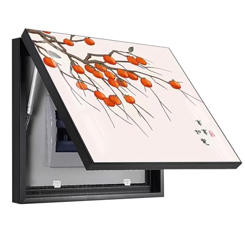 dvnFWKc Elektrische Panel Abdeckung, Dekorative Malerei des Stromzählerkastens, Malerei des Verteilerkastenschalters, Malerei der Schalttafel, versteckte dekorative Malerei(55x45cm/21.7x17.7inch) von dvnFWKc