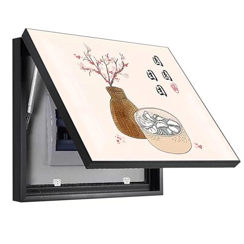 dvnFWKc Elektrische Panel Abdeckung, Dekorative Malerei des Stromzählerkastens, Malerei des Verteilerkastenschalters, Malerei der Schalttafel, versteckte dekorative Malerei(55x45cm/21.7x17.7inch) von dvnFWKc