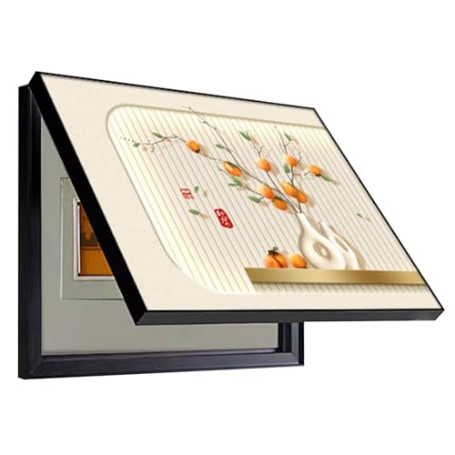 dvnFWKc Elektrische Panel Abdeckung, Dekorative Malerei for Verteilerkästen, dekorative Malerei for Schalttafeln, Landschaftsmalerei, Schaltkastenabdeckung, versteckte Malerei(A,21.6x17.7in) von dvnFWKc